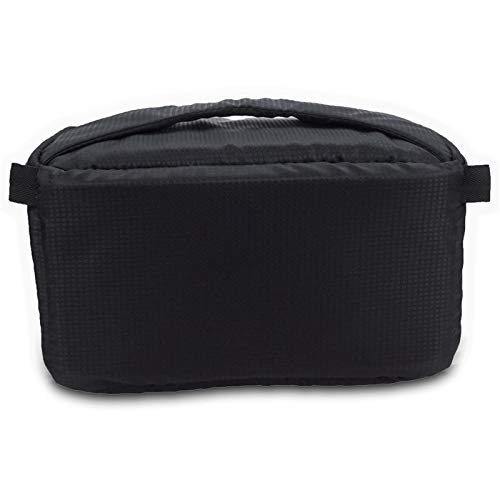 Phyachelo Universal Insert Partition Gepolsterte Kamera Tasche Stoßfeste Schutz Hülle für DSLR SLR Kamera (Schwarz) von Phyachelo