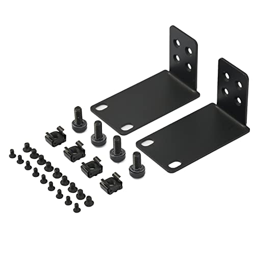 PhyinLan Rack Mount Kit 19-Zoll-Rack-Ohren für Dell PowerConnect-Serie und einige Switches der Buffalo GU/MP-Serie von PhyinLan