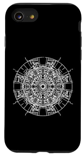 Abbildung des CERN-Large Hadron Colliders Hülle für iPhone SE (2020) / 7 / 8 von Physics Lovers Fundamental Science Gifts