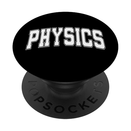 Physik High School College Varsity Sports Schriftart PopSockets Klebender PopGrip Physik High School College Varsity Sports Schriftart PopSockets Klebender PopGrip von Physics Lovers Fundamental Science Gifts