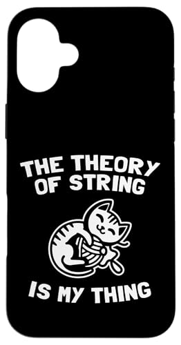 The Theory Of String Is My Thing Cute Cat Physik-Liebhaber Witz Hülle für iPhone 16 Plus The Theory Of String Is My Thing Cute Cat Physik-Liebhaber Witz Hülle für iPhone 16 Plus von Physics Lovers Fundamental Science Gifts