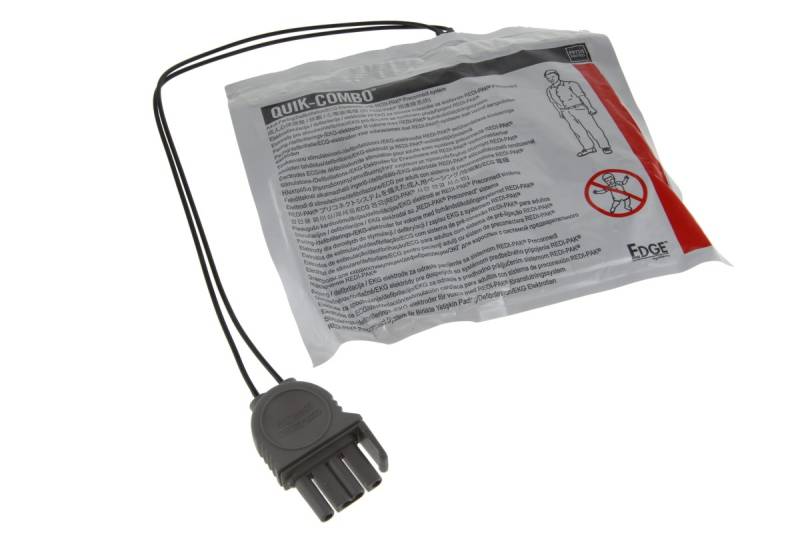 Original Quik-Combo Defi-Elektroden, Pads passend für Physio Control 11996-000017, LP9, LP10, LP20, für Erwachsene von Physio Control