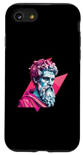 Pythagoras Dampfwelle Hülle für iPhone SE (2020) / 7 / 8 von Phytagoras Art Style Designs For Math Teacher