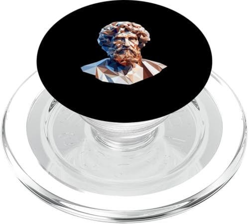 Pythagoras Low Poly Art PopSockets PopGrip für MagSafe Pythagoras Low Poly Art PopSockets PopGrip für MagSafe von Phytagoras Art Style Designs For Math Teacher