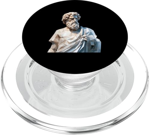Pythagoras Low Poly Art PopSockets PopGrip für MagSafe Pythagoras Low Poly Art PopSockets PopGrip für MagSafe von Phytagoras Art Style Designs For Math Teacher
