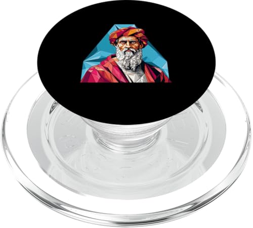 Pythagoras Pop-Art PopSockets PopGrip für MagSafe Pythagoras Pop-Art PopSockets PopGrip für MagSafe von Phytagoras Art Style Designs For Math Teacher