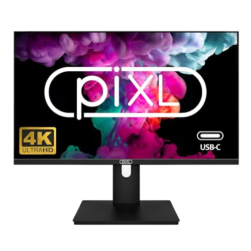 PiXL PX27UDH4K Rahmenloser IPS-Monitor, 27 Zoll, 4K, LED-Breitbildschirm, 5 ms Reaktionszeit, 60 Hz Bildwiederholrate, HDMI, Displayport, 2 USB-A, USB-B, USB-C, Steckdose PiXL PX27UDH4K Rahmenloser IPS-Monitor, 27 Zoll, 4K, LED-Breitbildschirm, 5 ms Reaktionszeit, 60 Hz Bildwiederholrate, HDMI, Displayport, 2 USB-A, USB-B, USB-C, Steckdose von PiXL
