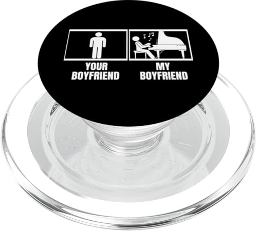 Dein Freund Mein Freund Klavierfreundin Lustiger Pianist PopSockets PopGrip für MagSafe Dein Freund Mein Freund Klavierfreundin Lustiger Pianist PopSockets PopGrip für MagSafe von Pianist Gifts For Men And Piano Player