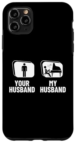 Dein Mann Mein Mann Klavierfrau Lustiger Pianist Hülle für iPhone 11 Pro Max von Pianist Gifts For Men And Piano Player