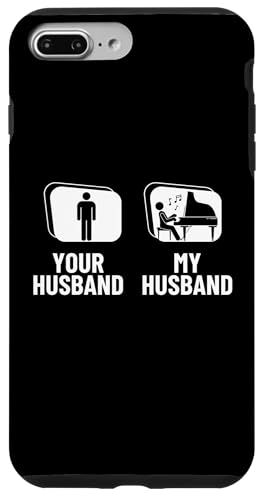 Dein Mann Mein Mann Klavierfrau Lustiger Pianist Hülle für iPhone 7 Plus/8 Plus von Pianist Gifts For Men And Piano Player
