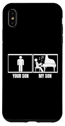 Dein Sohn, mein Sohn, Klavier, Papa, Mama, Mutter, Lustiger Pianist Hülle für iPhone XS Max von Pianist Gifts For Men And Piano Player