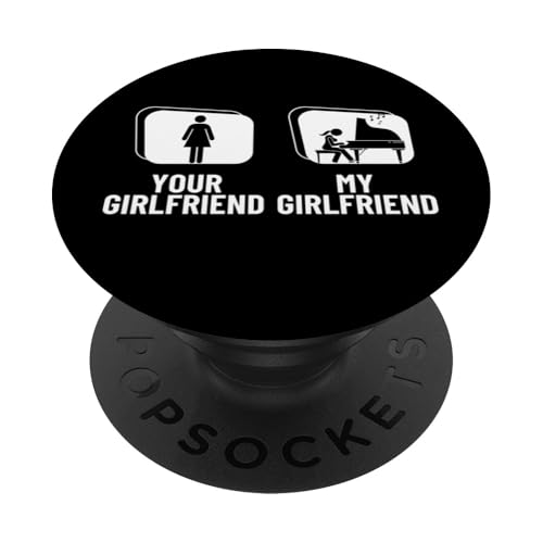 Deine Freundin Meine Freundin Klavier Lustige Pianistin PopSockets Klebender PopGrip Deine Freundin Meine Freundin Klavier Lustige Pianistin PopSockets Klebender PopGrip von Pianist Gifts For Men And Piano Player