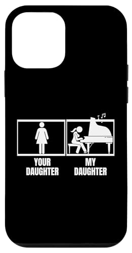 Deine Tochter, meine Tochter, Klavier, Papa, Mama, lustige Pianistin Hülle für iPhone 12 mini von Pianist Gifts For Men And Piano Player