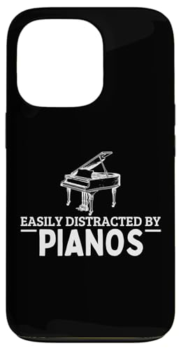 Leicht abgelenkt von Klavieren lustiger Pianist Hülle für iPhone 13 Pro von Pianist Gifts For Men And Piano Player