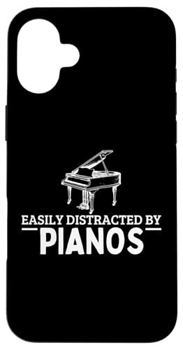 Leicht abgelenkt von Klavieren lustiger Pianist Hülle für iPhone 16 Plus Leicht abgelenkt von Klavieren lustiger Pianist Hülle für iPhone 16 Plus von Pianist Gifts For Men And Piano Player
