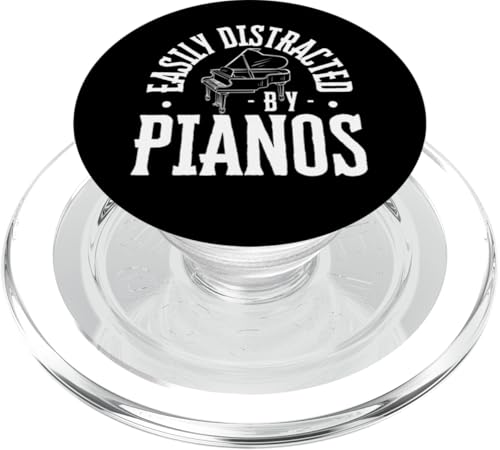 Leicht abgelenkt von Klavieren lustiger Pianist PopSockets PopGrip für MagSafe Leicht abgelenkt von Klavieren lustiger Pianist PopSockets PopGrip für MagSafe von Pianist Gifts For Men And Piano Player