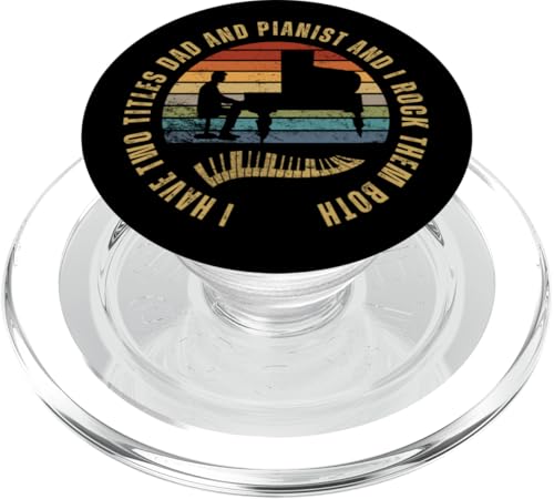 Pianist And Dad Proud Funny Men-Klavier PopSockets PopGrip für MagSafe Pianist And Dad Proud Funny Men-Klavier PopSockets PopGrip für MagSafe von Pianist Gifts For Men And Piano Player