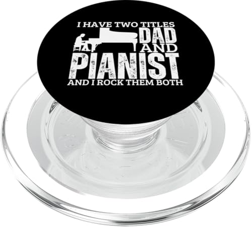 Pianist And Dad Proud Funny Men-Klavier PopSockets PopGrip für MagSafe Pianist And Dad Proud Funny Men-Klavier PopSockets PopGrip für MagSafe von Pianist Gifts For Men And Piano Player