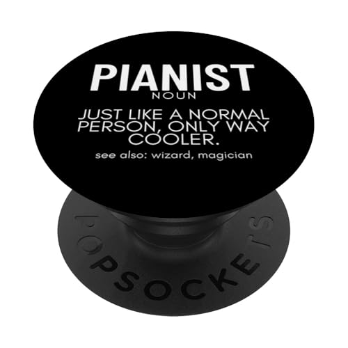 Pianist Definition Stolz, lustiges Klavier PopSockets Klebender PopGrip Pianist Definition Stolz, lustiges Klavier PopSockets Klebender PopGrip von Pianist Gifts For Men And Piano Player