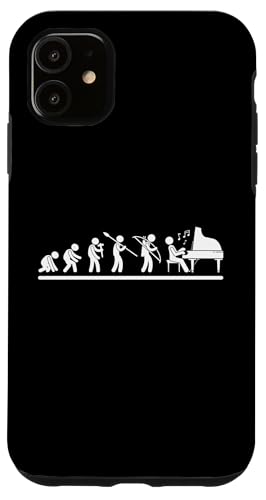 Pianist Evolution Men Proud Lustiges Klavier Hülle für iPhone 11 von Pianist Gifts For Men And Piano Player