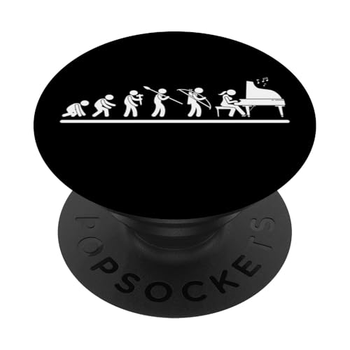 Pianist Evolution Women Proud Lustiges Klavier PopSockets Klebender PopGrip Pianist Evolution Women Proud Lustiges Klavier PopSockets Klebender PopGrip von Pianist Gifts For Men And Piano Player