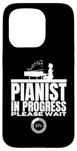 Pianist In Progress lädt lustiges Klavier Hülle für iPhone 15 Pro von Pianist Gifts For Men And Piano Player