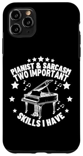 Pianist und Sarkasmus Lustiges Klavier Hülle für iPhone 11 Pro Max von Pianist Gifts For Men And Piano Player
