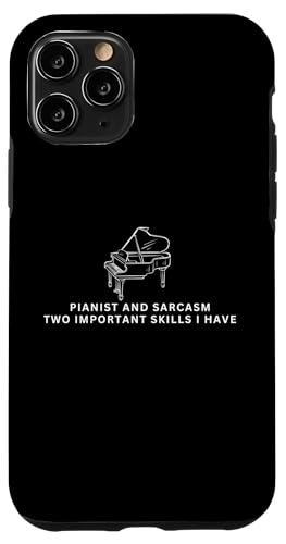 Pianist und Sarkasmus Lustiges Klavier Hülle für iPhone 11 Pro von Pianist Gifts For Men And Piano Player