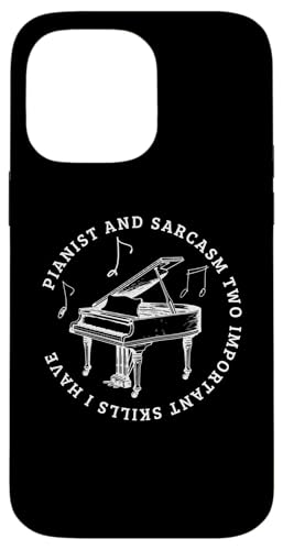 Pianist und Sarkasmus Lustiges Klavier Hülle für iPhone 14 Pro Max von Pianist Gifts For Men And Piano Player