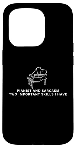 Pianist und Sarkasmus Lustiges Klavier Hülle für iPhone 15 Pro von Pianist Gifts For Men And Piano Player