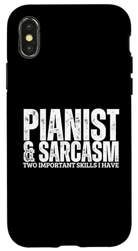 Pianist und Sarkasmus Lustiges Klavier Hülle für iPhone X/XS Pianist und Sarkasmus Lustiges Klavier Hülle für iPhone X/XS von Pianist Gifts For Men And Piano Player