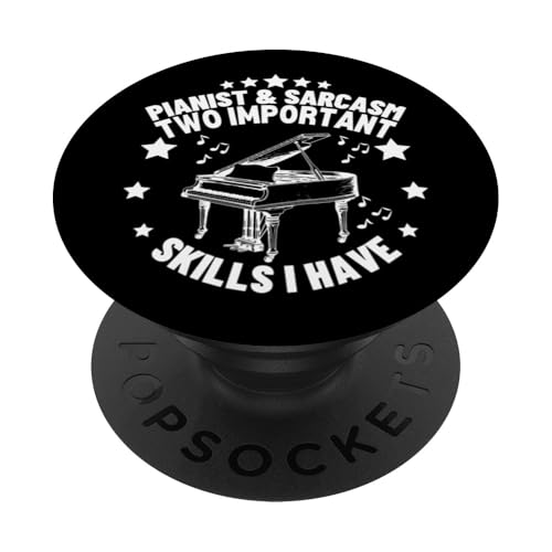 Pianist und Sarkasmus Lustiges Klavier PopSockets Klebender PopGrip Pianist und Sarkasmus Lustiges Klavier PopSockets Klebender PopGrip von Pianist Gifts For Men And Piano Player