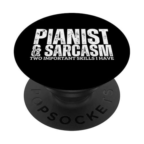 Pianist und Sarkasmus Lustiges Klavier PopSockets Klebender PopGrip Pianist und Sarkasmus Lustiges Klavier PopSockets Klebender PopGrip von Pianist Gifts For Men And Piano Player
