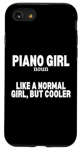Piano Girl Definition Lustige Pianistin Hülle für iPhone SE (2020) / 7 / 8 von Pianist Gifts For Men And Piano Player