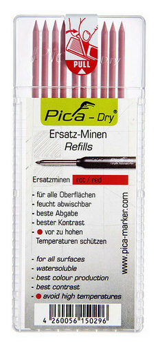 4031 PICA DRY Ersatzminen rot von Pica