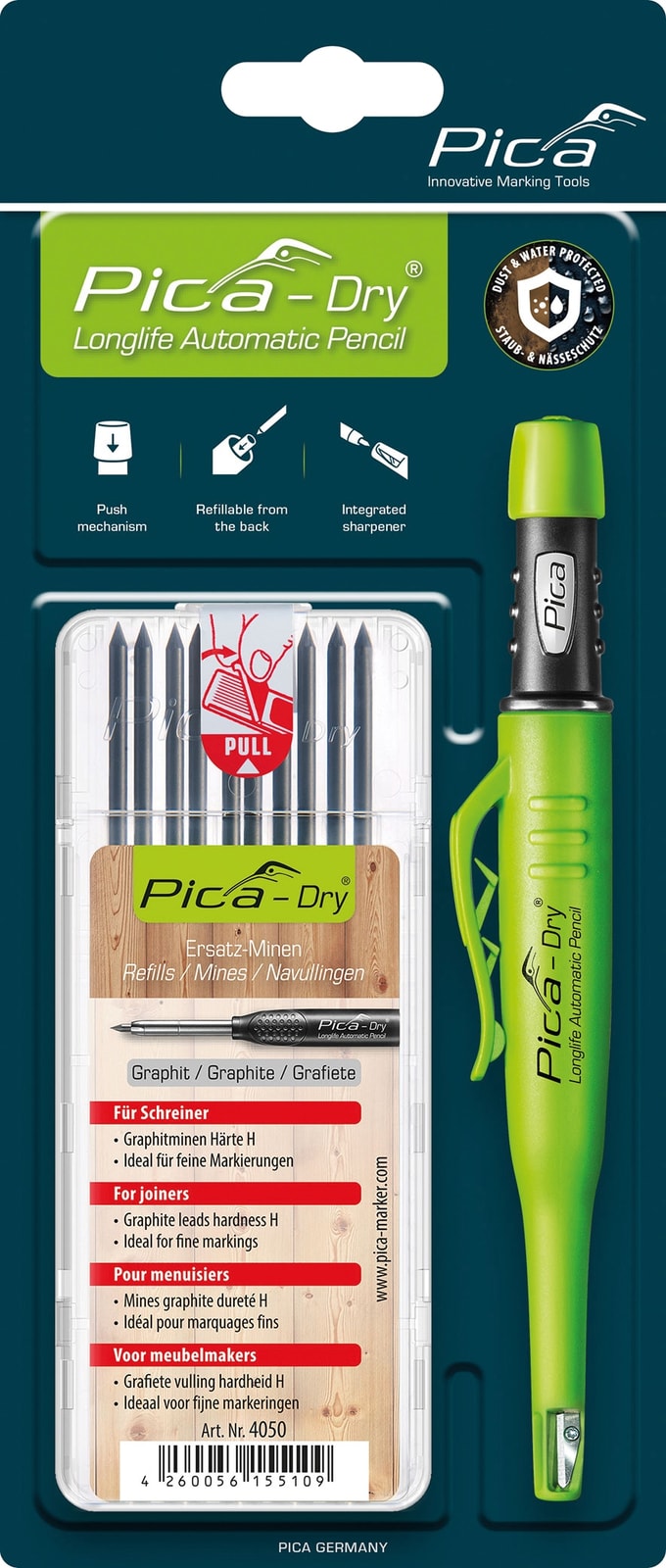 PICA Dry Tieflochmarker Bundle 30405, Schreiner-Set von Pica