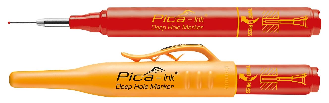 PICA Ink Tieflochmarker 150/40/SB, rot von Pica