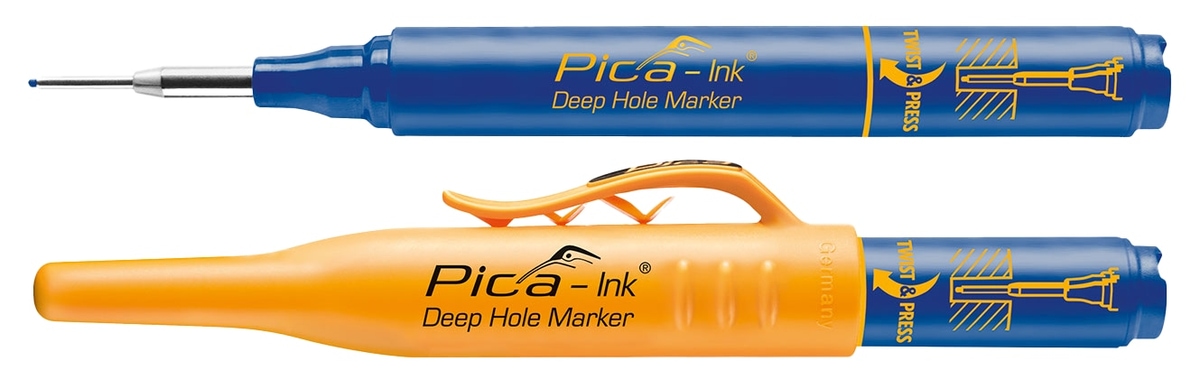 PICA Ink Tieflochmarker 150/41/SB, blau von Pica