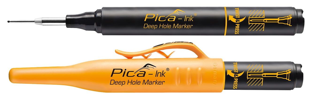 PICA Ink Tieflochmarker 150/46/SB, schwarz von Pica