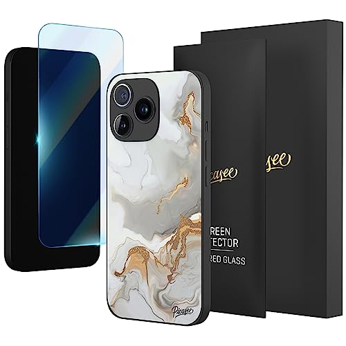 Picasee Ultimate für iPhone 14 Pro Max Hülle [Technologie mit geprüftem Fallschutz 5m+] Hülle iPhone 14 Pro Max Stoßfest Kratzfest Handyhülle iPhone 14 Pro Max Case, Panzerfolie Gratis - Her von Picasee
