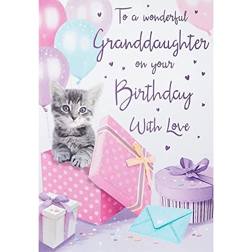 Geburtstagskarte für Enkelin – 22,9 x 15,2 cm – Regal Publishing, C80442 von Piccadilly Greetings