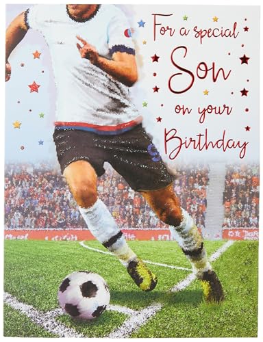 Geburtstagskarte für Sohn – 20,3 x 15,2 cm – Regal Publishing von Piccadilly Greetings