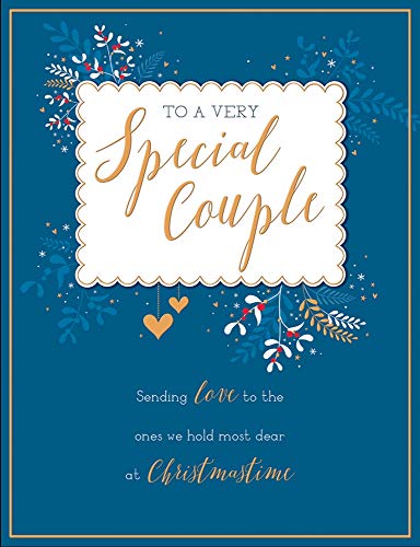 Klassische Weihnachtskarte "Special Couple" – 20,3 x 15,2 cm – Piccadilly Greetings von Piccadilly Greetings