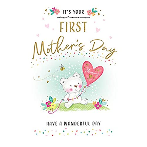Moderne Muttertagskarte zum ersten Muttertag – 20,3 x 15,2 cm – Piccadilly Greetings von Piccadilly Greetings