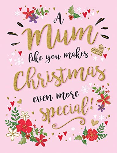 Moderne Weihnachtskarte „Mum“ – 20,3 x 15,2 cm – Piccadilly Greetings von Piccadilly Greetings