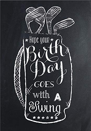 Piccadilly Greetings Geburtstagskarte mit Aufschrift "hope you birthday goes with a swing" von Piccadilly Greetings