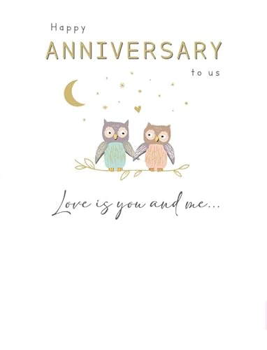 Piccadilly Greetings Jubiläumskarte, Happy Anniversary To Us – 20,3 x 15,2 cm Piccadilly Greetings Jubiläumskarte, Happy Anniversary To Us – 20,3 x 15,2 cm von Piccadilly Greetings