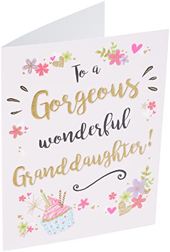 Piccadilly Greetings Moderne Geburtstagskarte für Enkelin, 20,3 x 15,2 cm von Piccadilly Greetings