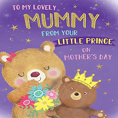 Piccadilly Greetings Muttertagskarte Mummy From Your Little Prince, 20,3 x 15,2 cm von Piccadilly Greetings