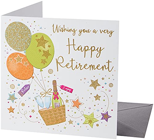 Piccadilly Greetings Occasions Karte Ruhestand – 138 mm² – ZIZIZI-Karten von Piccadilly Greetings